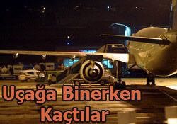 UÇAĞA BİNERKEN APRONA KAÇTILAR